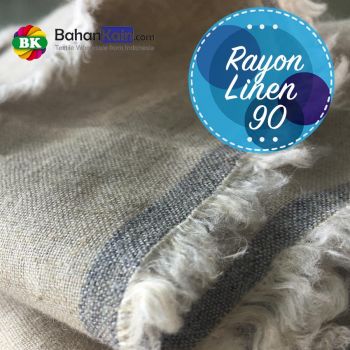 Kain Linen Rayon 90 Natural Lebar 140 CM